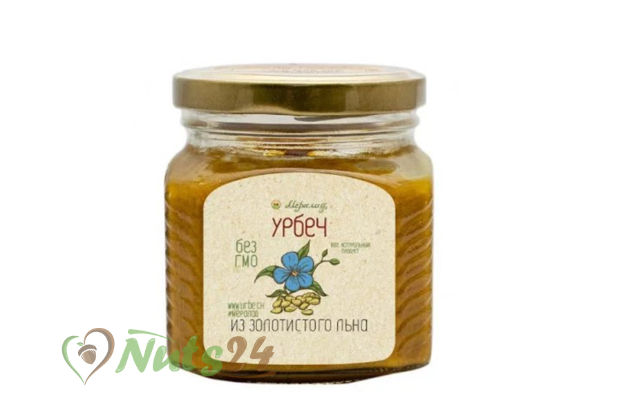 Урбеч из золотистого льна "Мералад" 230 г