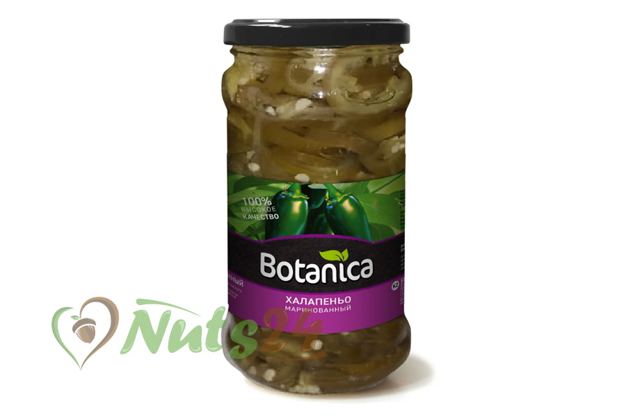 Перец Халапеньо резаный "Botanica" 370 мл